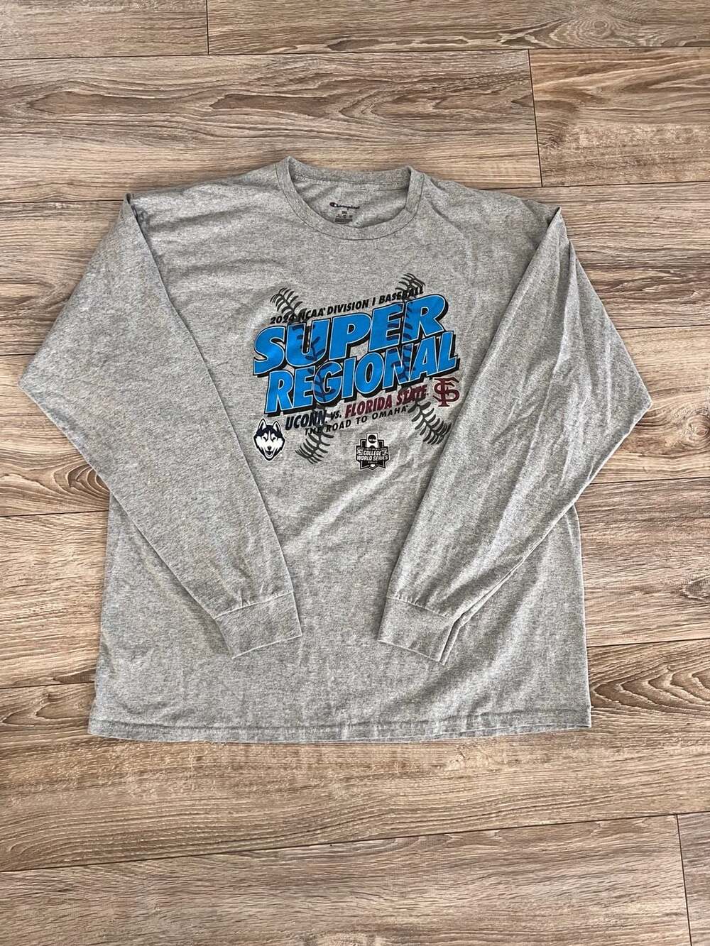 Champion 2024 NCAA Super Regional Long Sleeve Size 2XL